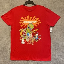 New Retro NWT Rocko Ren Stimpy Catdog Cartoons L Large Men&#39;s T-shirt red - $6.68