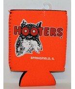 Orange Hooters Beer Koozie Can Cooler Coozie - Springfield , IL - New wi... - £6.92 GBP