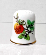 Vintage Thimble Ashleydale England w Sweet Wild Strawberry Bone China - €19,11 EUR