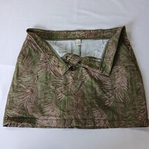 Sonoma Lifestyles RN#73277 Women's Brown/Green Cotton Blend Everyday Skort Sz 14 image 15