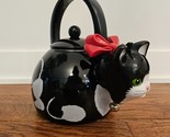 Cat Teapot via Ancona Metal Kitty Cat Whistling Tea Kettle Teapot - £22.49 GBP