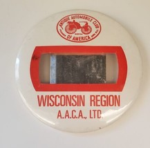 Vintage Antique Automobile Club of America Wisconsin Region Member Butto... - £15.42 GBP