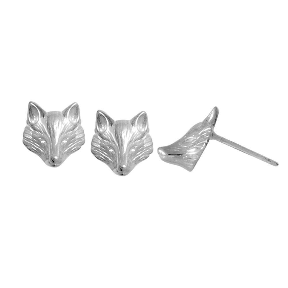 Primary image for 925 Sterling Silver Sly Fox Stud Earrings