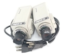 LOT OF 2 PANASONIC WV-BP330 CCTV CAMERA 120V AC, 60HZ, 3.5W, WVBP330 - £159.87 GBP