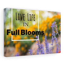 Inspirational Wall Art Live Life In Full Blooms  Motivational Print Ready to Ha - £60.73 GBP+