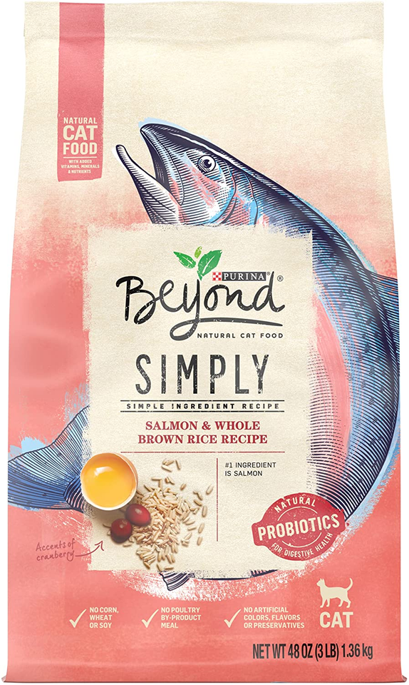 Purina Beyond Simply Natural, Adult Dry Cat Food 3 lb. Bag - $18.76