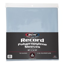 4 packs of 100 (400) 12 ¾&quot; x 13&quot; Polypropylene 12&quot; Record Sleeves - $60.75