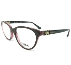 Vogue Eyeglasses Frames VO5153 2465 Dark Purple Clear Gold Cat Eye 51-17-135 - £37.15 GBP