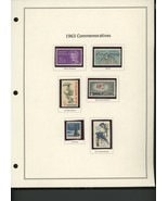 1963 United States Commemorative Stamp Set II - $10.00