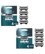 2 PACK Gillette Intimate Pubic Hair Razor Cartridges, 4 Razor (8 total)B... - $374.05 MXN