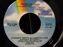 Conway Twitty &amp; Loretta Lynn-Silent Partner / Lovin&#39; What Your Lov-45rpm-1981-EX - £2.37 GBP