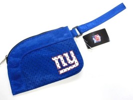 New York Giants NFL Womens Blue NY Logo Jersey Wristlet Purse Case Bag Girls - $9.99