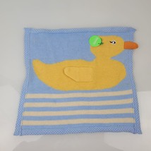 An item in the Baby category: Estella Organic Baby Blue Yellow Duck Duckie Security Blanket Lovey Toy Gift NEW