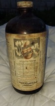 Wright&#39;s Condensed Smoke Amber Glass Bottpe Vintage Liquid Smoke Kansas ... - $23.36