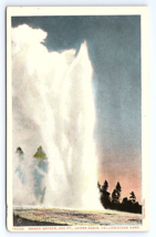 Postcard Grand Geyser Upper Basin Yellowstone Park Wyoming WY Haynes - £3.56 GBP