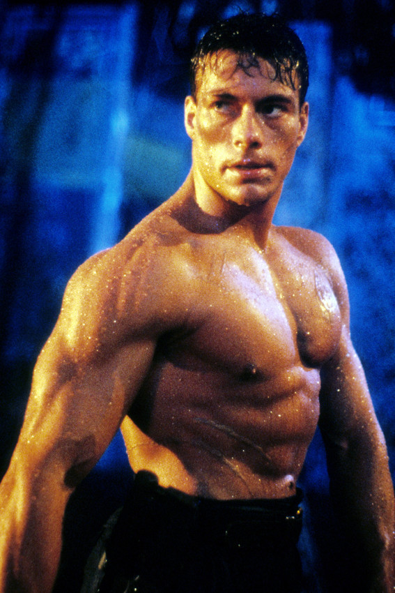 Jean-Claude Van Damme Bare Chest Wet Hair and Body 18x24 Poster - $23.99