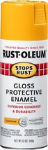 Rust-Oleum 298537 Stops Rust Spray Paint, 12 Oz, Gloss Tuscan Sun, 2 Cans - $24.95