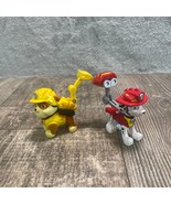 PAW Patrol Dino Rescue Marshall and Rubble Pup Action Figure Spin Master - £10.64 GBP