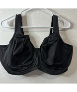 Comfort Choice Women’s Black Underwire Unlined Bra Size 48DDD - $27.06 CAD