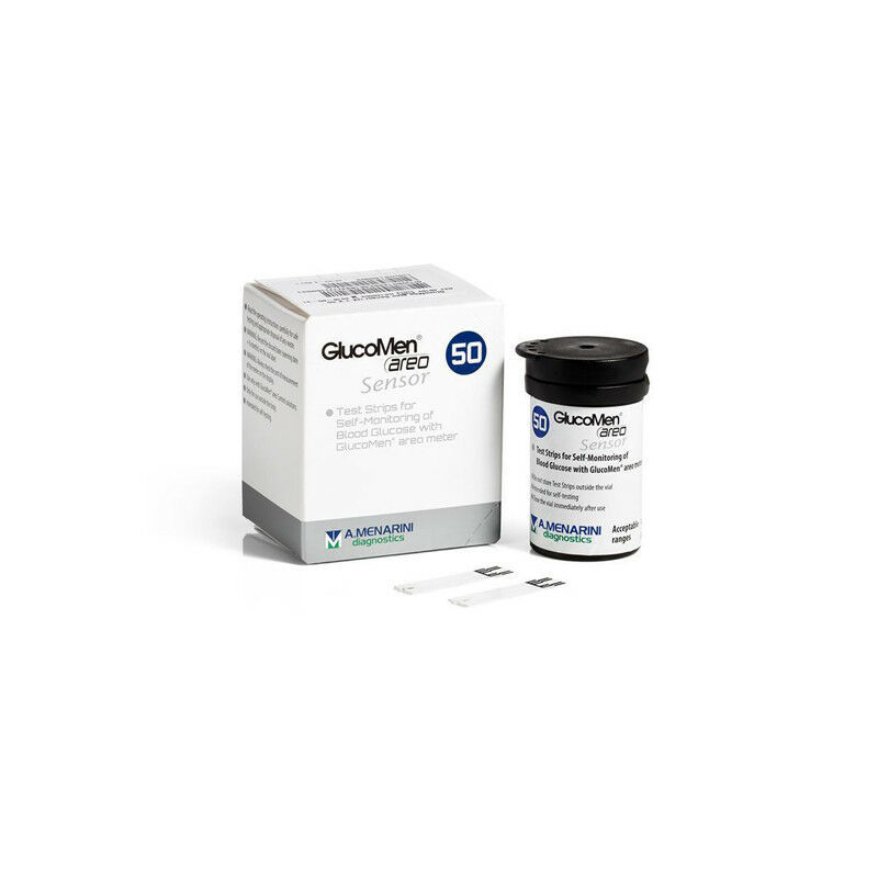 Glucomen AREO Glucose Diabetes Test Strips (x50) Diabetic - $25.08