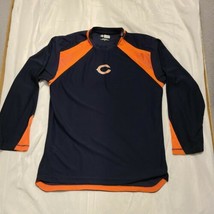 NFL Team Apparel Mens M Cubs Long Sleeve Shirt Small Flaw on Inside Hemline - $14.99