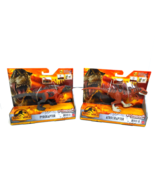 (2) Atrociraptor &amp; Pyroraptor - Dinosaur Action Figures - Extreme Damage - £16.37 GBP