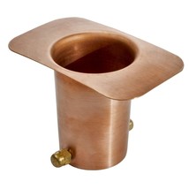 Pure Copper Brass Bolt Gutter Adapter For Rain Chain Installation, Standard - £22.73 GBP