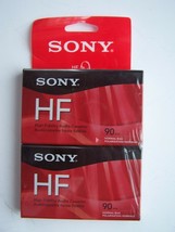 Sony HF Audio Cassette 90 Minute Tapes Sealed Blank Normal Position IECI Type I  - £5.45 GBP