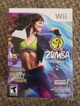 Nintendo Wii Zumba Fitness 2 Fitness Belt Included Rated T Majesco 2011 - £7.70 GBP