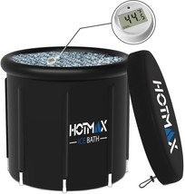 Hotmax Ice Bath Tub For Recovery With Thermometer, 99 Gallons Cold Plunge Tub - $57.39