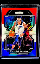 2021 2021-22 Panini Prizm Red White &amp; Blue Prizm #52 D&#39;Angelo Russell - £1.56 GBP
