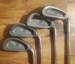 Ping Eye 2 Green Dot Irons 3 4 5 W Wedge Karsten Golf Lot Of 4 - $1,109.06 MXN