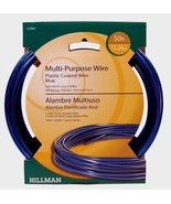 Multi Purpose Plastic Coated Blue Guy Wire 19 G Clothesline 122061 50 Ft - £30.66 GBP