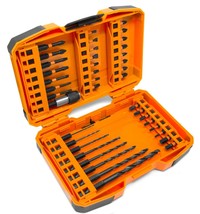 WEN DB1440 40-Piece 1/4&quot; Hex Shank Quick-Release Screwdriver and Drill B... - £29.88 GBP