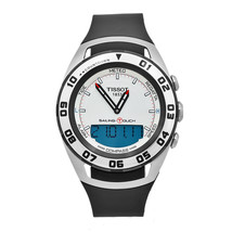 Tissot Men&#39;s Sailing Touch Silver Dial Watch - T0564202703100 - £453.29 GBP