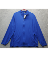 Scales Fishing Golf Jacket Men Large Blue Pockets Long Sleeve Mock Neck ... - $47.09