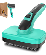 Dogs Self Cleaning Slicker Brush for Shedding &amp; Grooming Short Long Hair... - $14.54