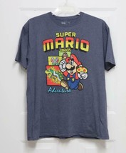 Sz XL Super Mario Bros Mens SS Cotton Blend Tee T Shirt Nintendo Classic... - £12.73 GBP