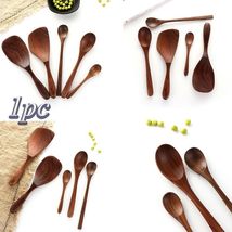 Kitchenware Soup Black Walnut Rice Shovel Spoon Honey Tea Scoops Coffee Spoons - £7.99 GBP