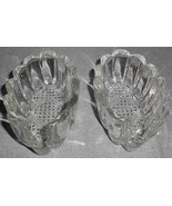 Set (2) Princess House GLASS SPOON HOLDERS - SPOON RESTS Nice! - €16,98 EUR