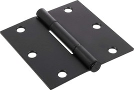 Square Corner Oil-Rubbed Bronze Hardware Essentials 854326 Door Hinges, ... - $33.96