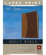 Holy Bible Slimline Reference NLT Large Print Tyndale - $17.54