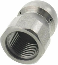 Button Nose 3/8&quot; Sewer Jetter Drain Cleaning Nozzle 8.0 Orifice 5500 PSI... - $24.75