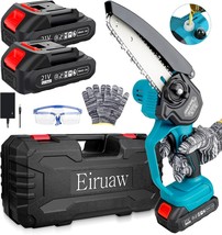 Mini Chainsaw, 2024 Newest 6-Inch Electric Chainsaw Cordless,Rechargeable - $48.99