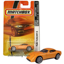 Year 2007 Matchbox Sports Cars 1:64 Die Cast Car #22 - Orange Coupe TVR TUSCAN S - $19.99
