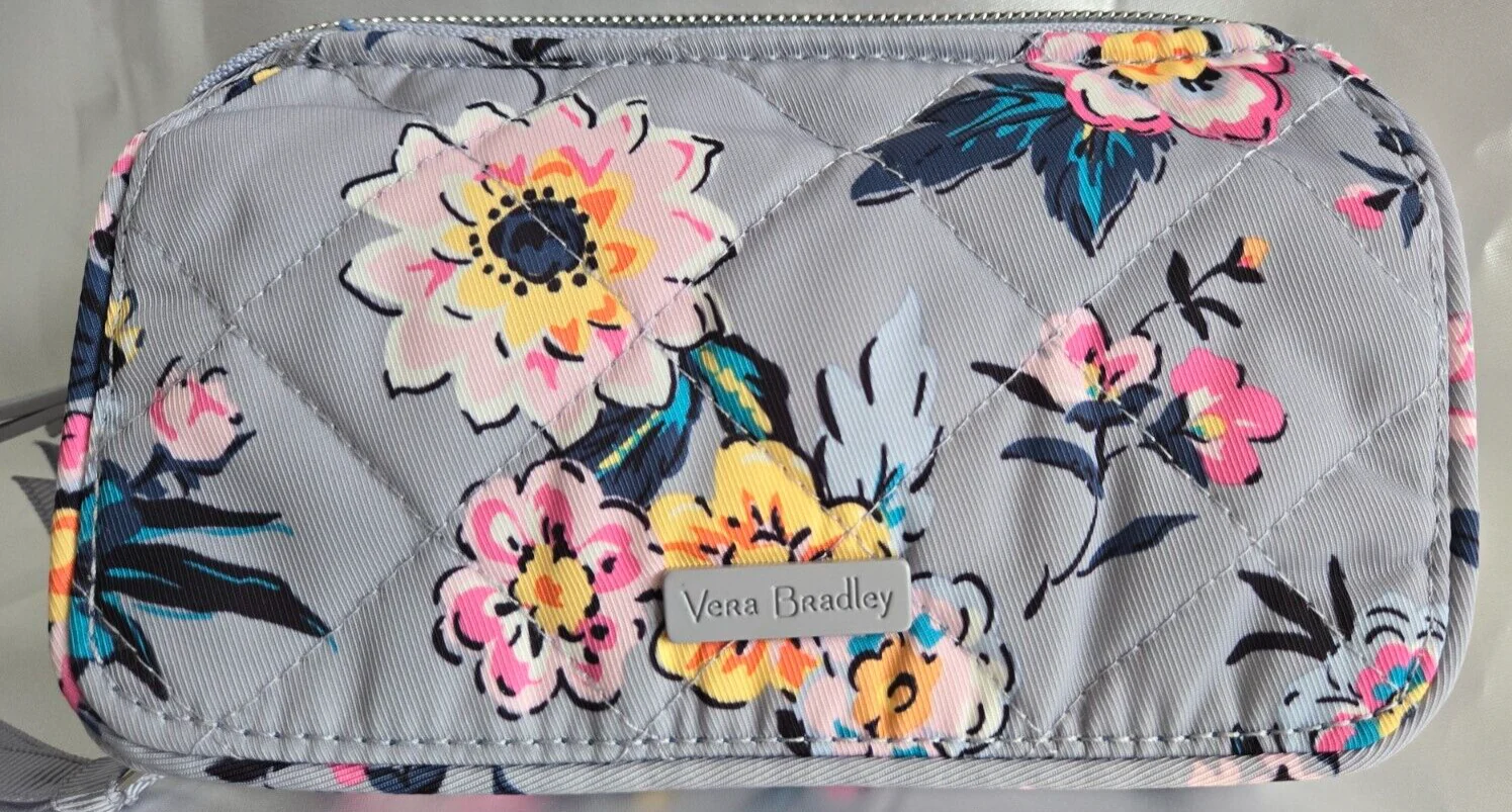 Vera Bradley RFID All in One Crossbody Bag, Parisian Bouquet - $52.00