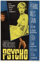 Psycho Movie Poster Alfred Hitchcock 1960 Art Film Print Size 24x36 27x40 32x48" - £8.68 GBP+