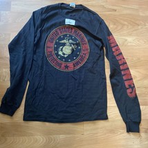 US Navy Distressed Long Sleeve T-Shirt New Mens Size Small - £7.86 GBP