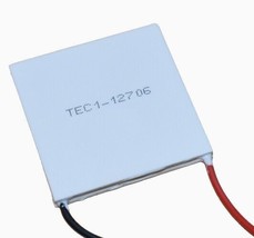 Tec1-12706 Heatsink Thermoelectric Peltier Cooler Module Chip 12V 6A 60W - $12.99