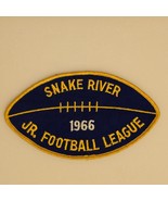 Vintage 1966 Snake River Jr. Football League 6&quot; X 3.5&quot; Iron-On Patch - $31.21 CAD